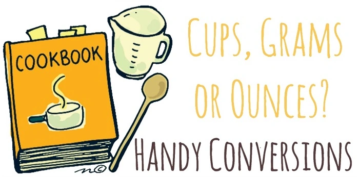 Common Ingredients 90 Grams to Cups.