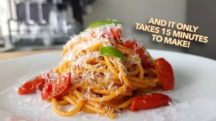 Combining Pasta and Sauce