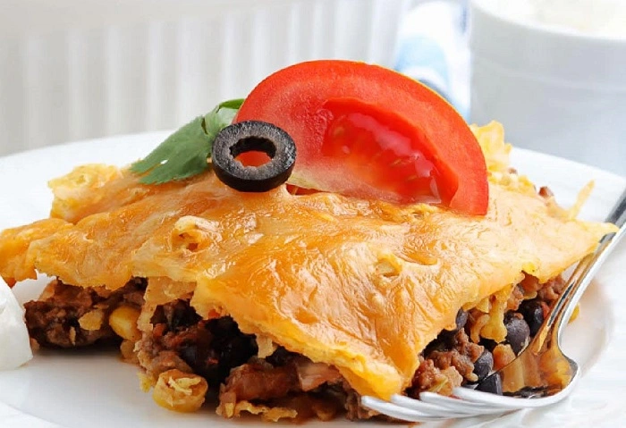 walking taco casserole recipe 3