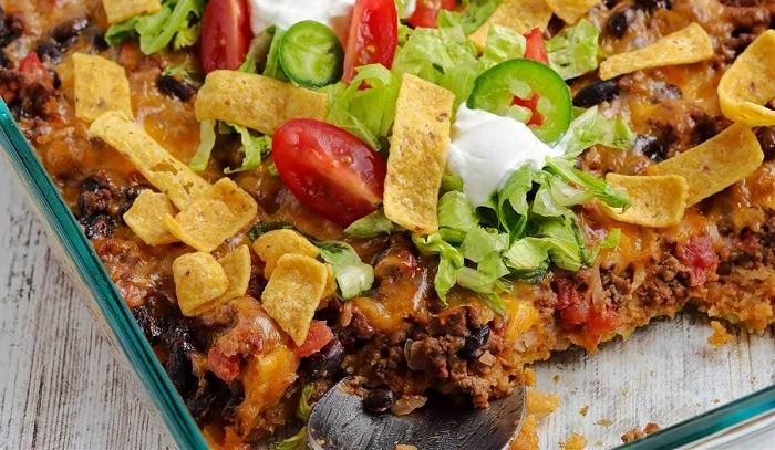 walking taco casserole recipe 5