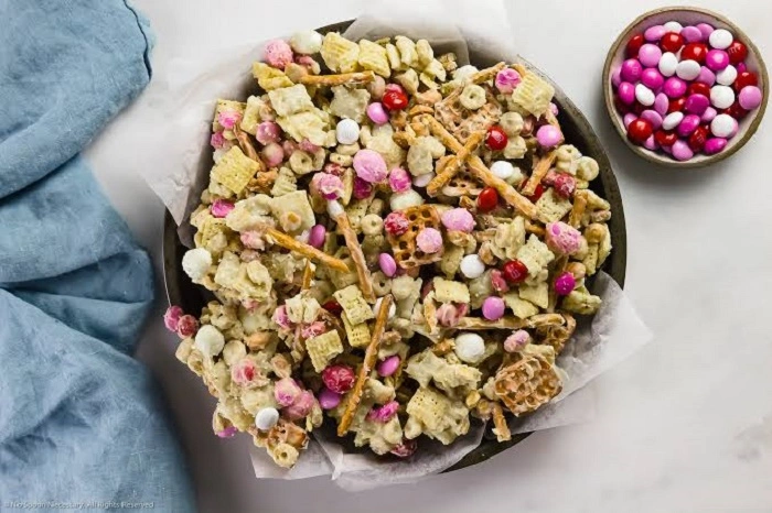 Popular variations for a sweet party mix recipe